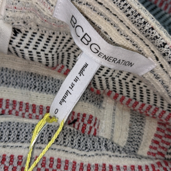 NWT REVOLVE BCBGeneration Stripe Crochet Shorts - Picture 7 of 10